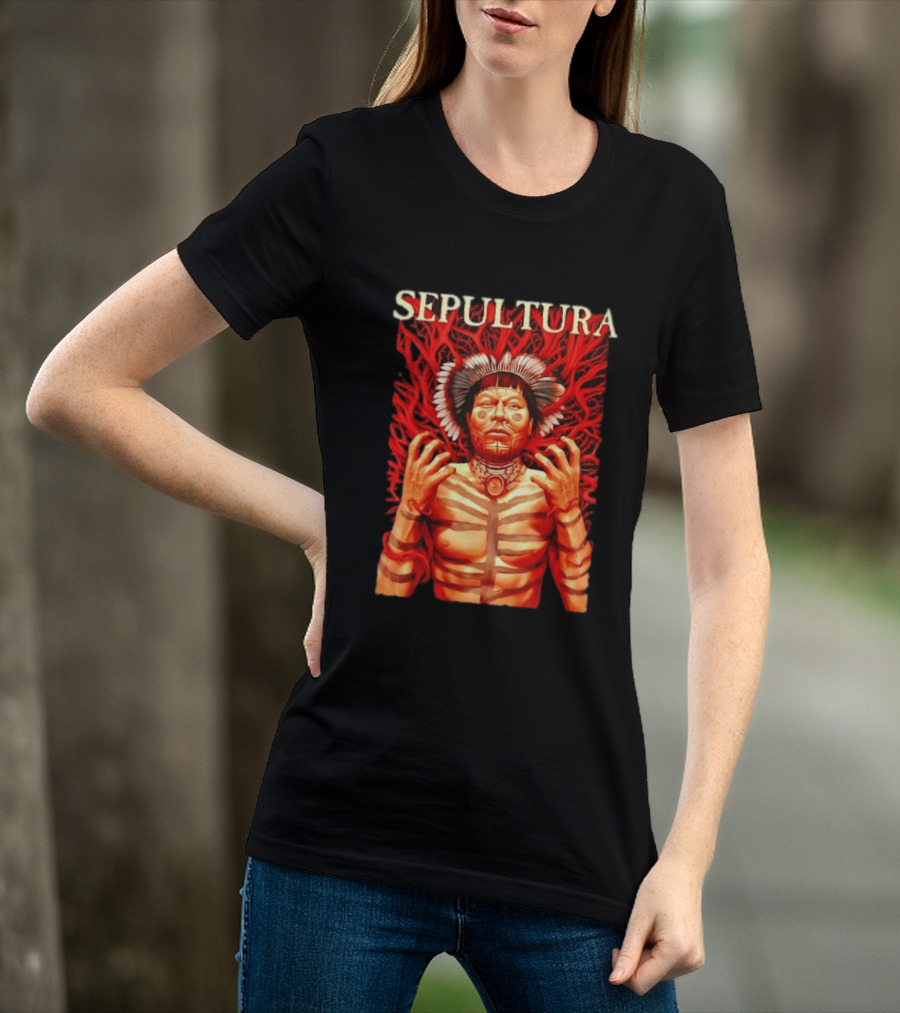 Sepultura Heavy Metal Roots Indigenous T-Shirt