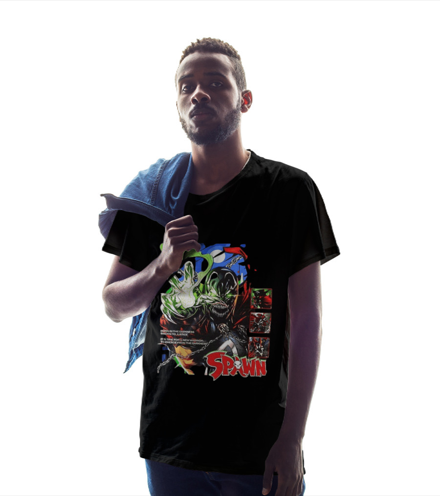 Spawn Born In The Darkness Sworn To Justice New Warrior Emerges T-Shirt