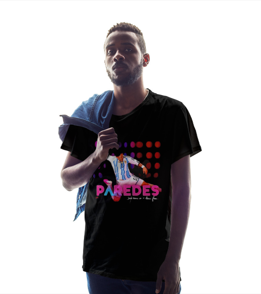 Paredes Argentina National Team Confessions On A Dance Floor Football Soccer T-Shirt