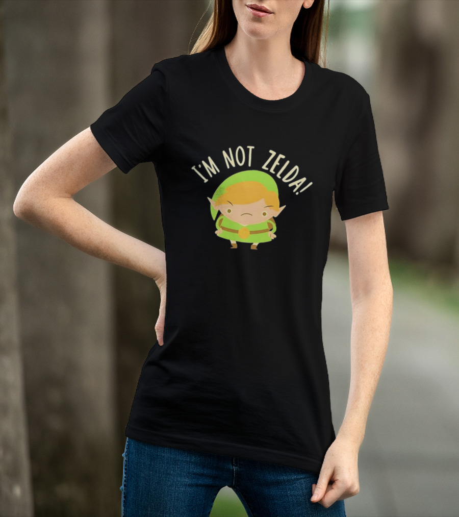 I'm Not Zelda Funny Link T-Shirt