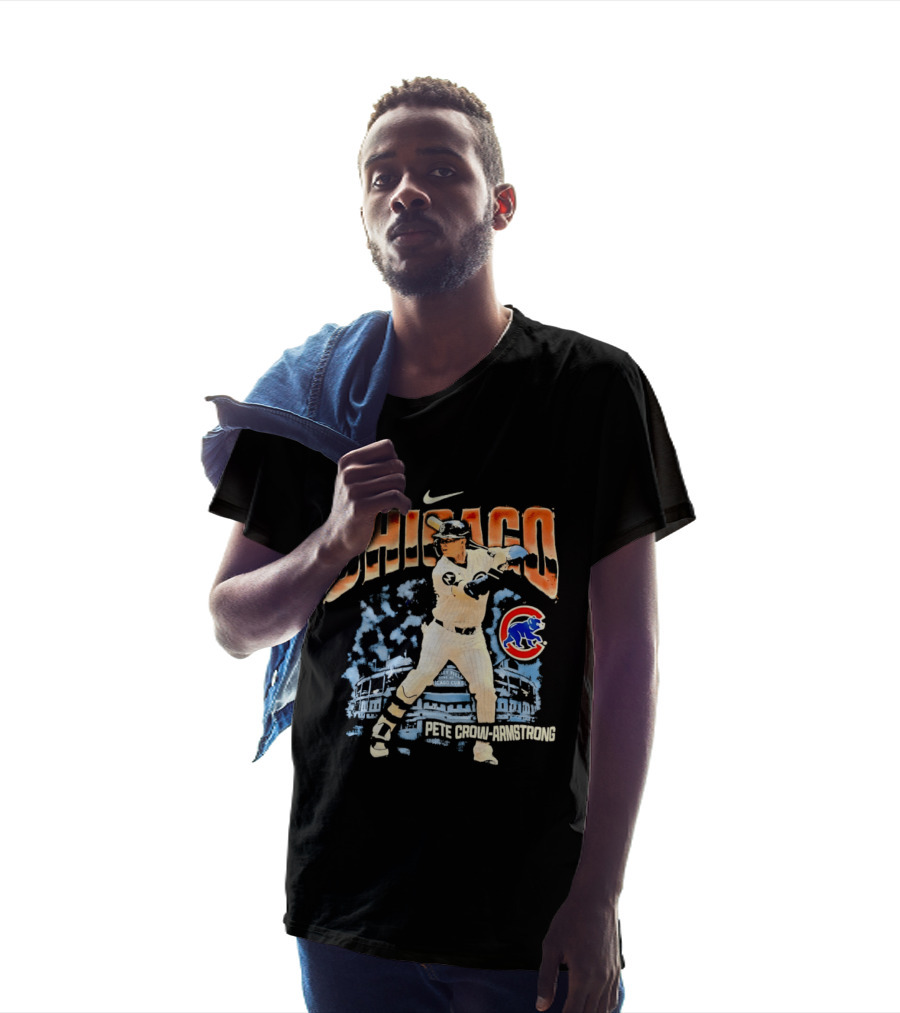 Chicago Cubs Pete Crow Armstrong Wrigley Field Nike T-Shirt