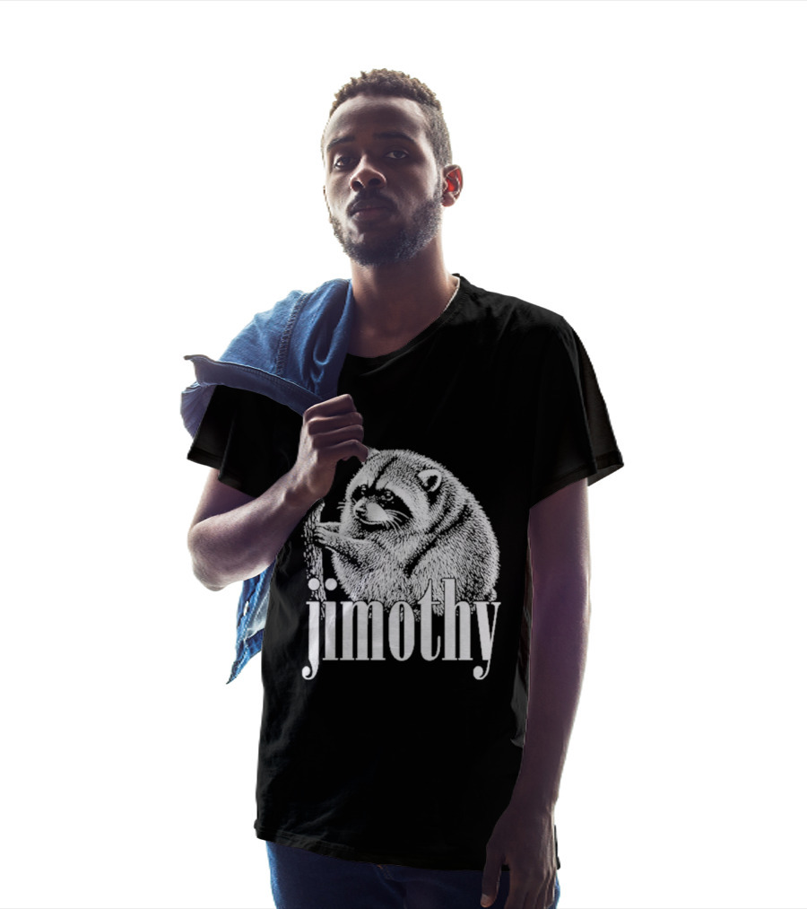 Jimothy Raccoon Hand Drawn Wildlife T-Shirt