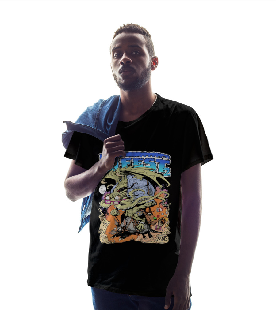 T Fest 2 Cthulhu Armadillo August 29 2026 Pflugerville Texas T-Shirt