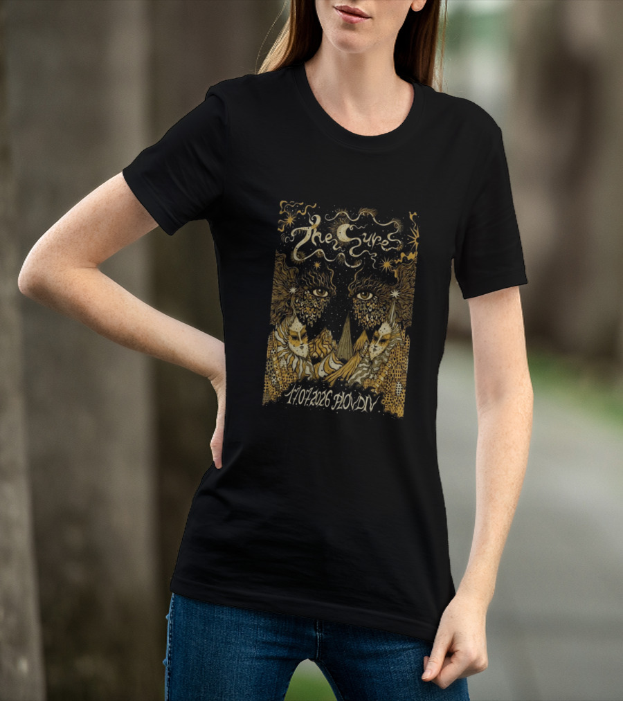 The Cure Phill Good Festival Plovdiv Bulgaria July 17 2026 Psychedelic Starry Night T-Shirt