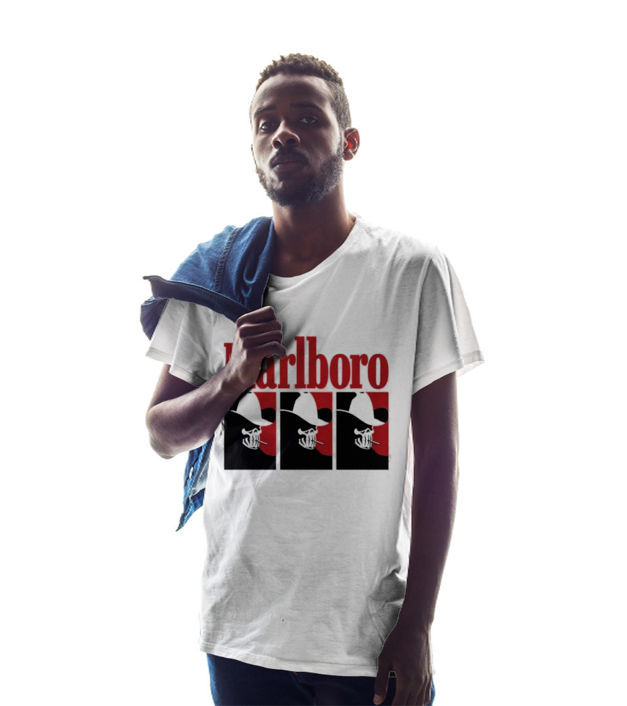 Warren Lotas Marlboro Red Triple Frame Cowboy Aesthetic T-Shirt