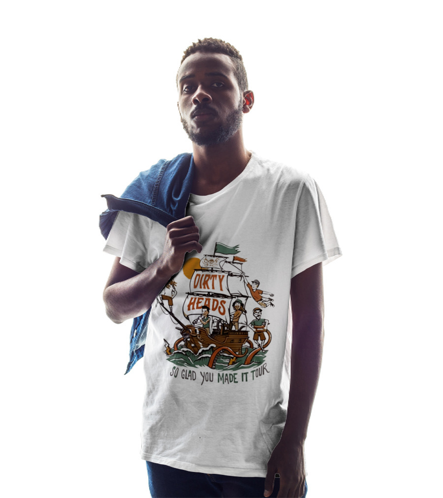 Dirty Heads So Glad You Made It Tour Pirate Ship Adventure T-Shirt