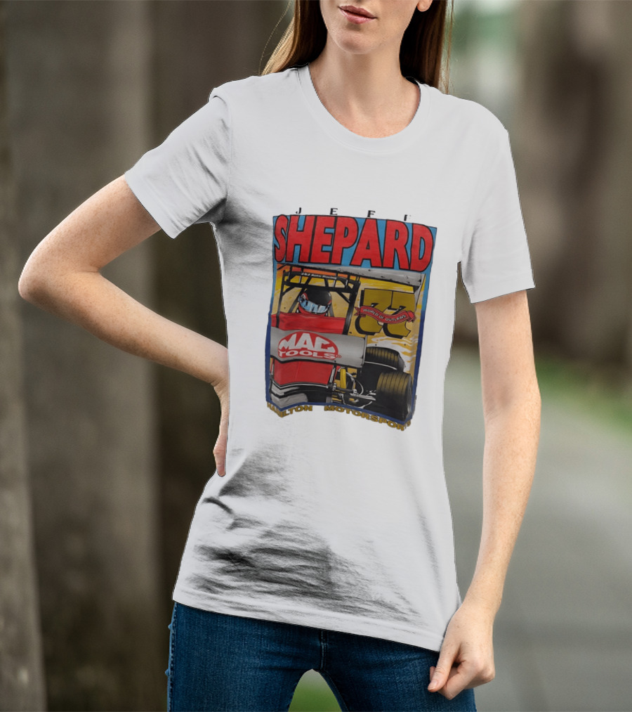 Jeff Shepard Mac Tools World Of Outlaws Racing Hamilton Motorsports T-Shirt