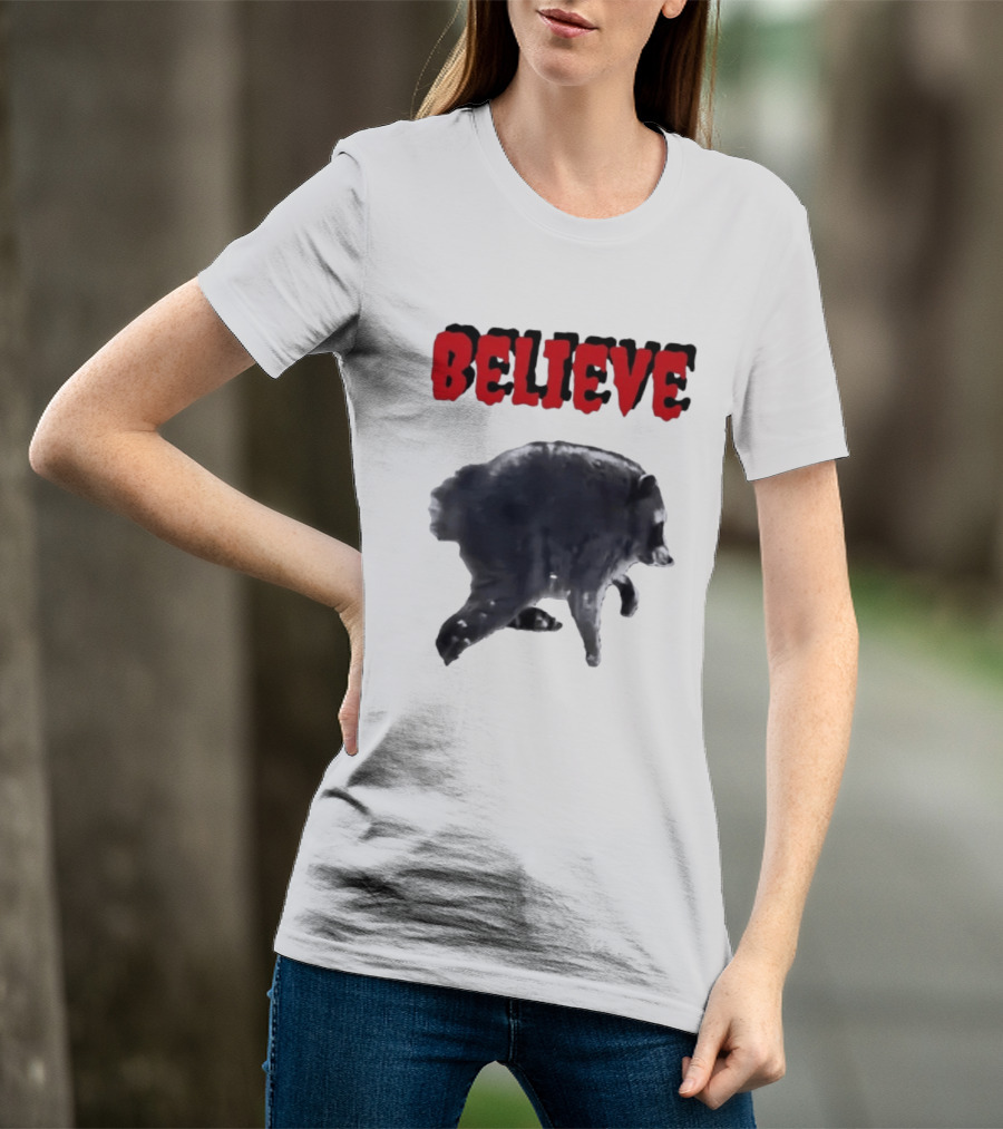 Jimothy Club Believe Raccoon T-Shirt