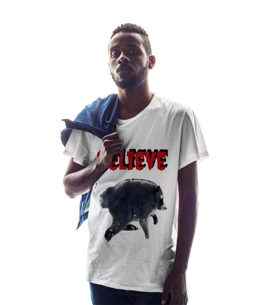 Jimothy Club Believe Raccoon T-Shirt
