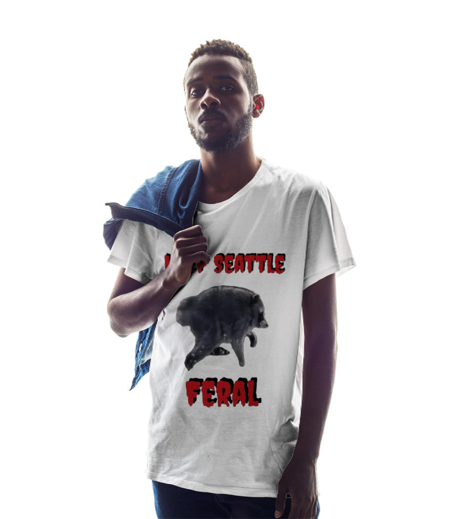 Jimothy Club Keep Seattle Feral Raccoon T-Shirt