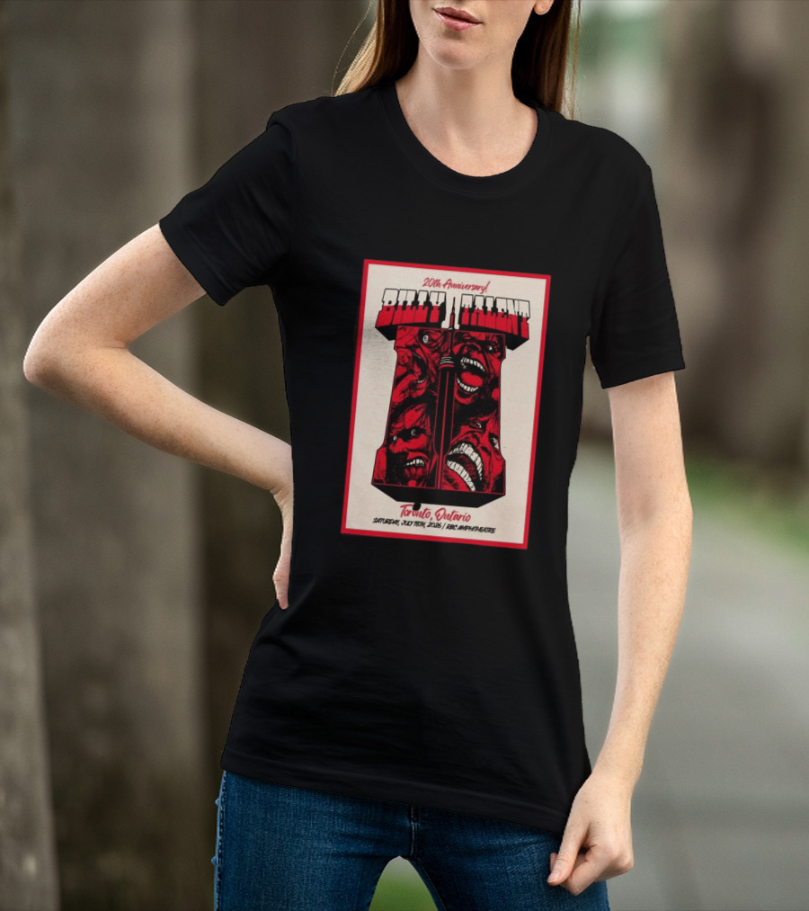 Billy Talent 20th Anniversary Toronto Ontario July 18 2026 T-Shirt
