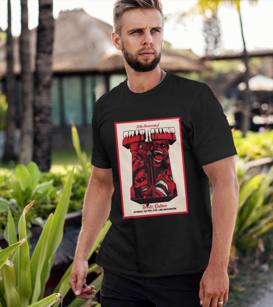 Billy Talent 20th Anniversary Toronto Ontario July 18 2026 T-Shirt