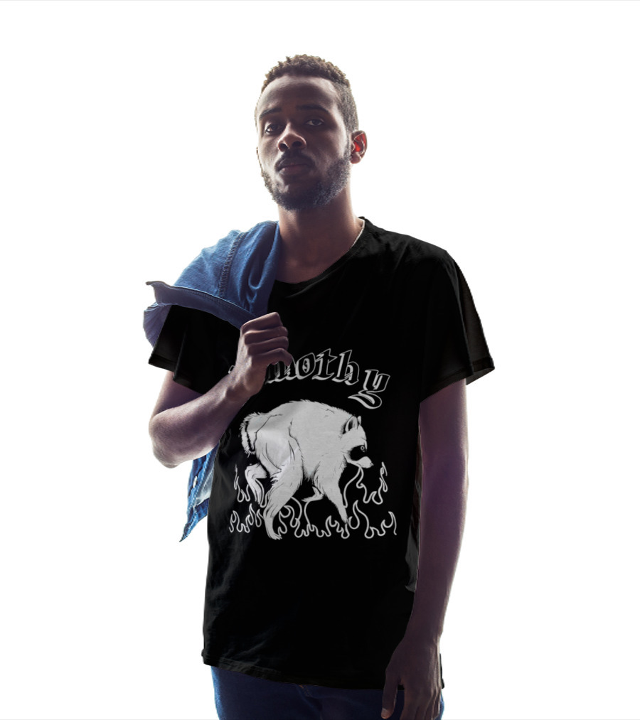 Jimothy The Ballard Raccoon Flame T-Shirt