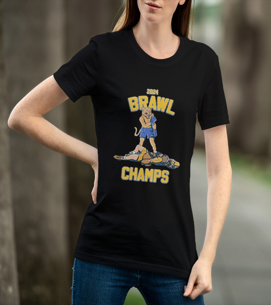 2024 Brawl Champs Boxing Cat Victory T-Shirt
