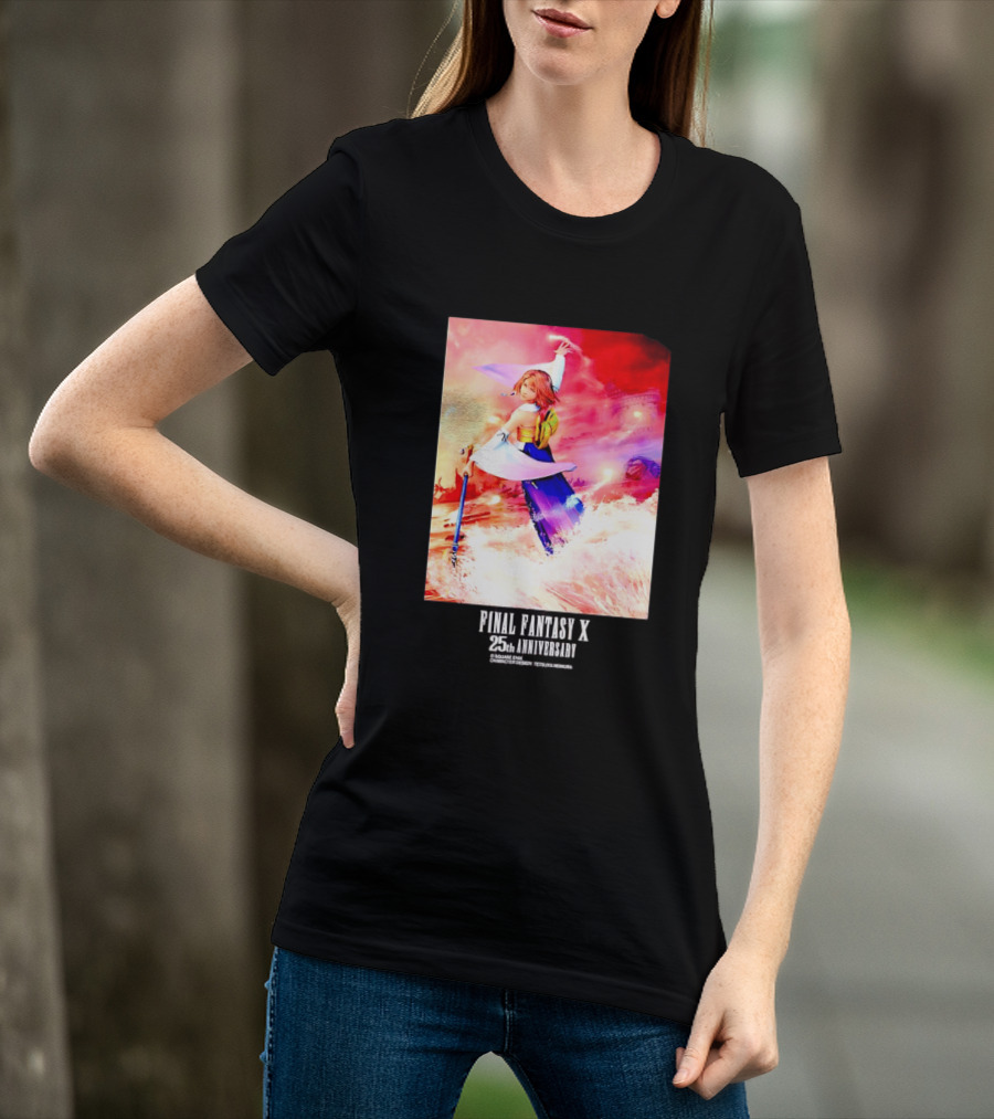 Final Fantasy X 25th Anniversary Yuna Square Enix T-Shirt