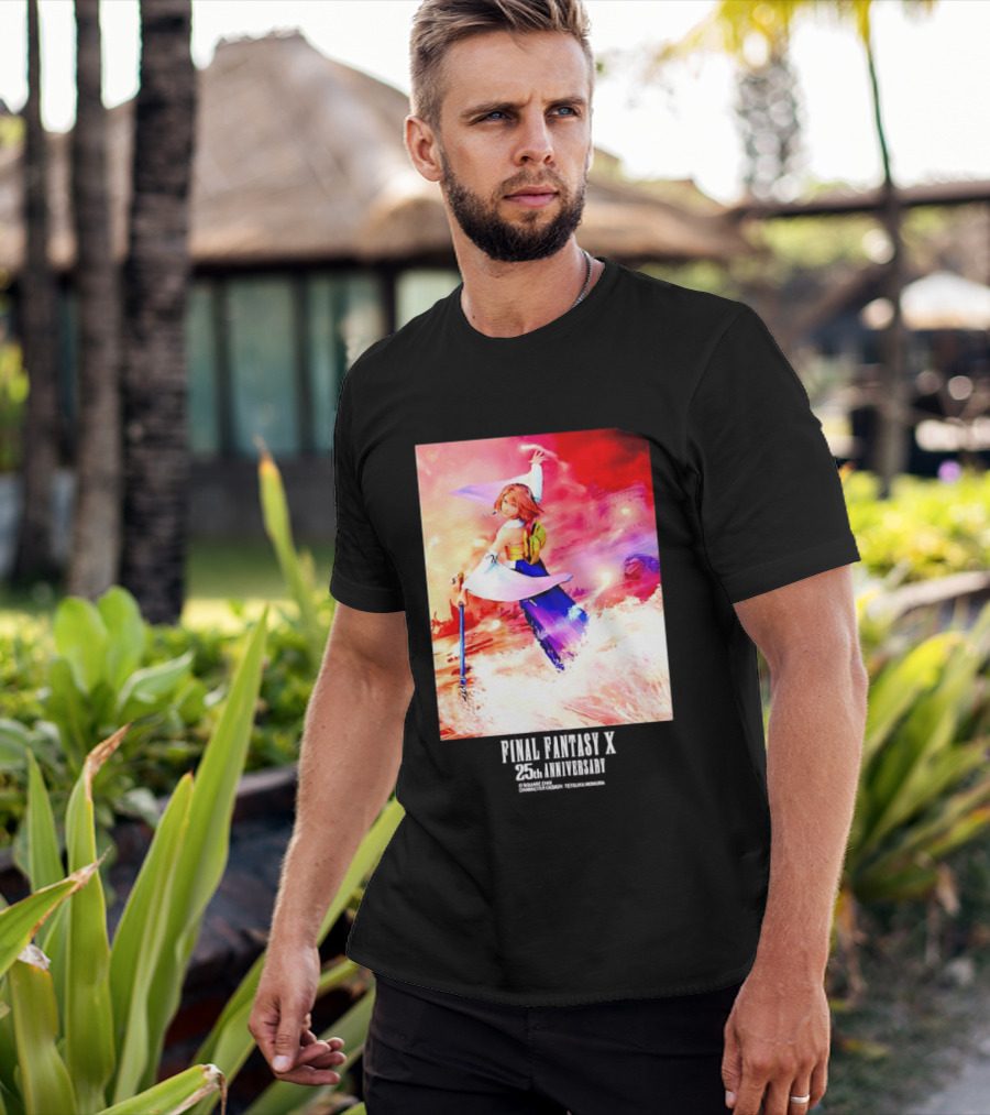 Final Fantasy X 25th Anniversary Yuna Square Enix T-Shirt