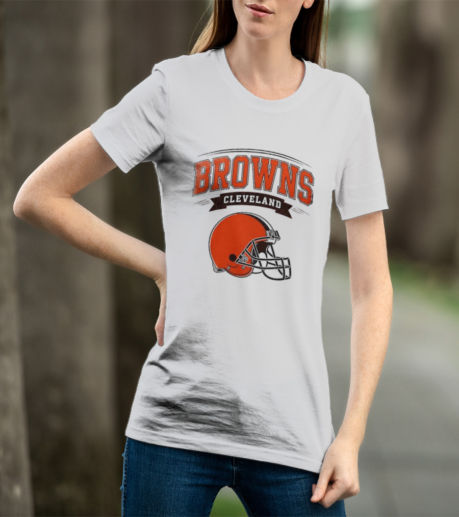 Cleveland Browns Ghostface Running Football Collaboration T-Shirt