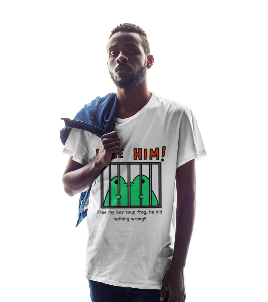 Free Him Soup Frog He Did Nothing Wrong T-Shirt