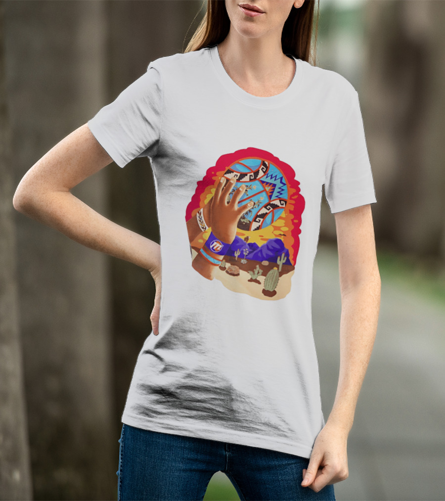 Phoenix Suns Desert Basketball Southwest NBA Cactus Mountain T-Shirt