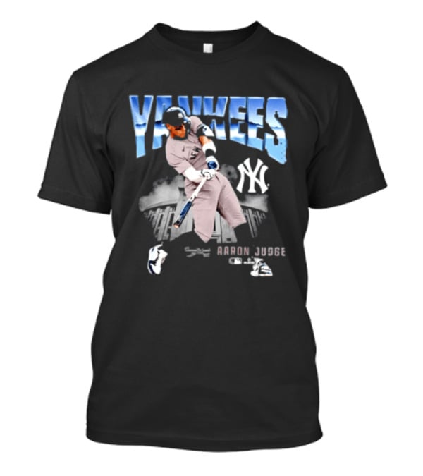 Aaron Judge Yankees New York MLB Player Yankees Stadium Scene T-Shirt