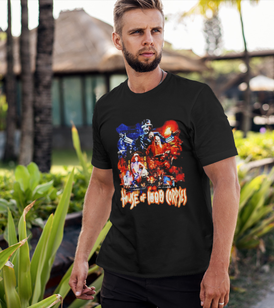 House Of 1000 Corpses Rob Zombie Horror Movie Captain Spaulding T-Shirt