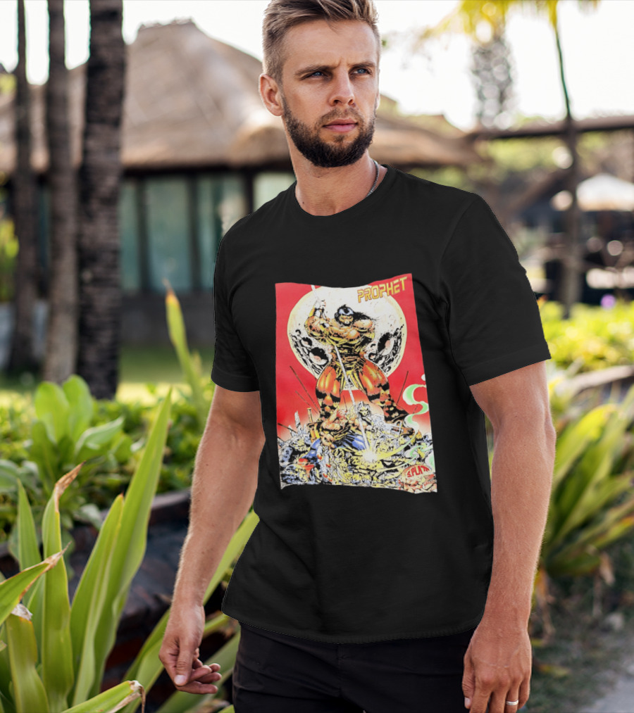 Prophet Comic SPLAT Comics Moon Battle Scene Cover T-Shirt