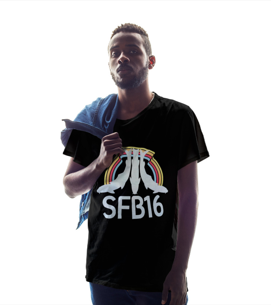 SFB16 Fish Fishing Rainbow T-Shirt