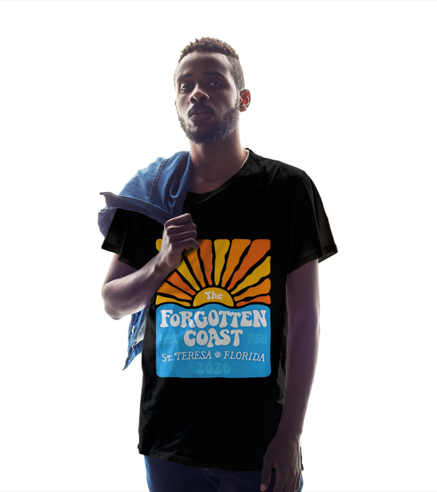 The Forgotten Coast St Teresa Florida 2026 Sunset Waves T-Shirt