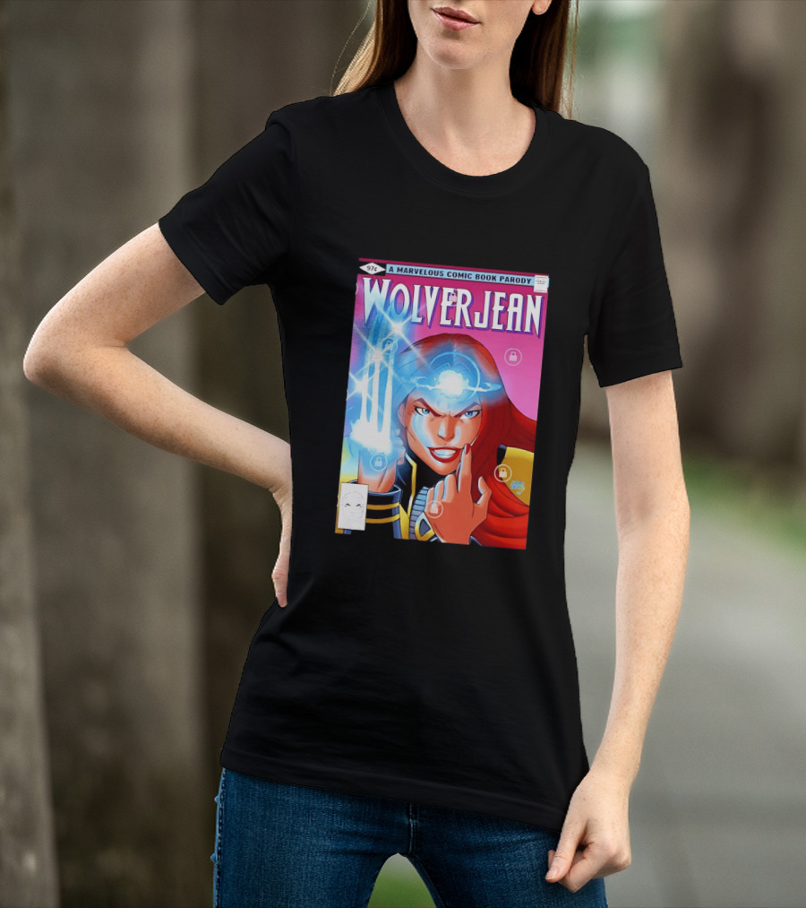 Wolverjean A Marvelous Comic Book Parody Cover 97 Cents T-Shirt