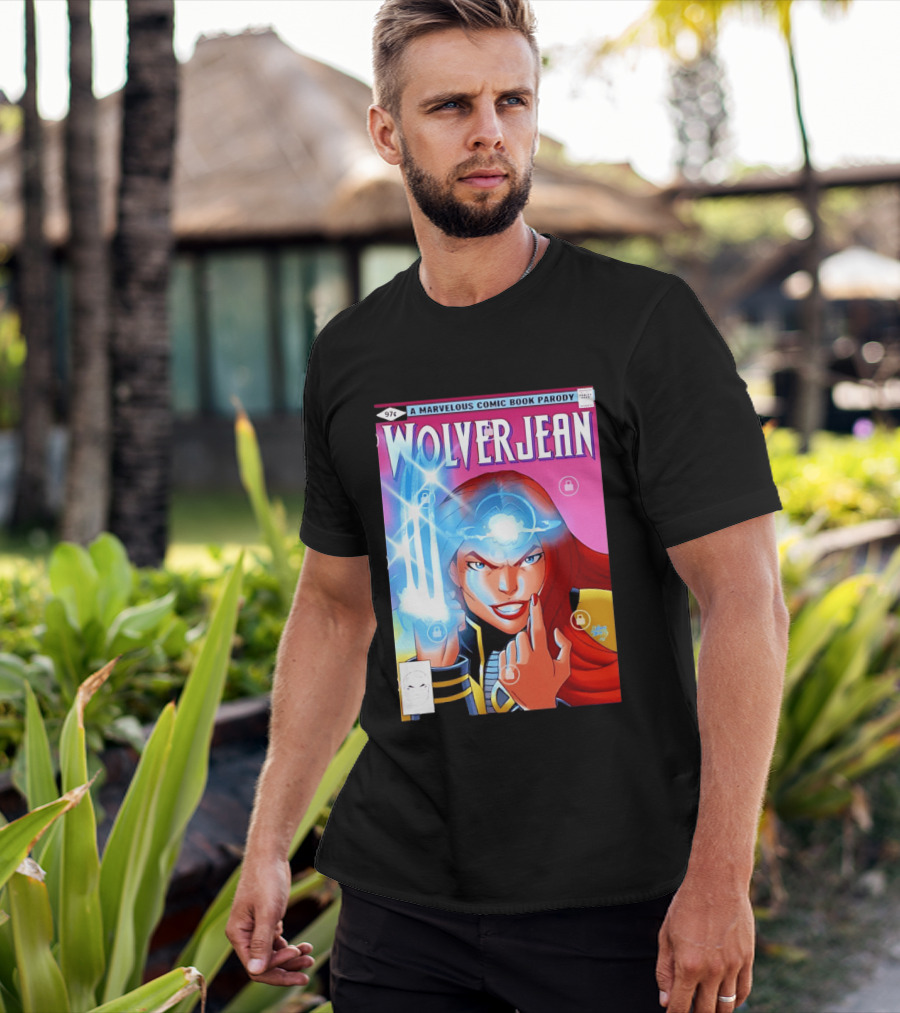 Wolverjean A Marvelous Comic Book Parody Cover 97 Cents T-Shirt