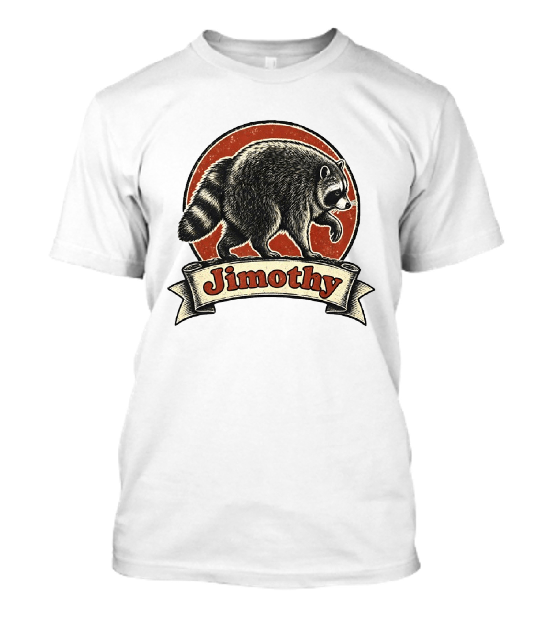 Jimothy Raccoon Vintage Style Meme T-Shirt