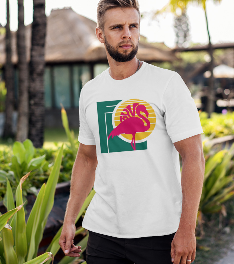 Move Flamingo Sunset Tropical FNS T-Shirt
