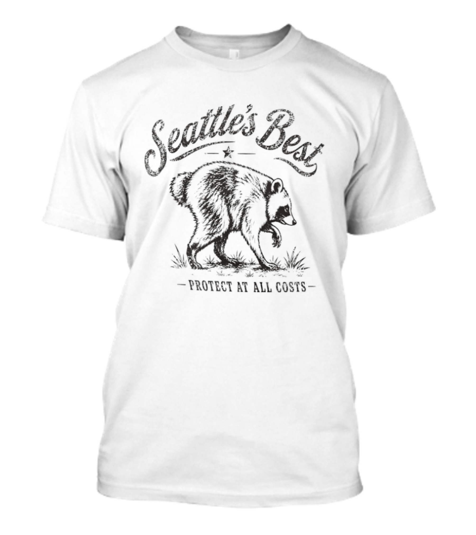 Seattle's Best Protect At All Costs Bear T-Shirt