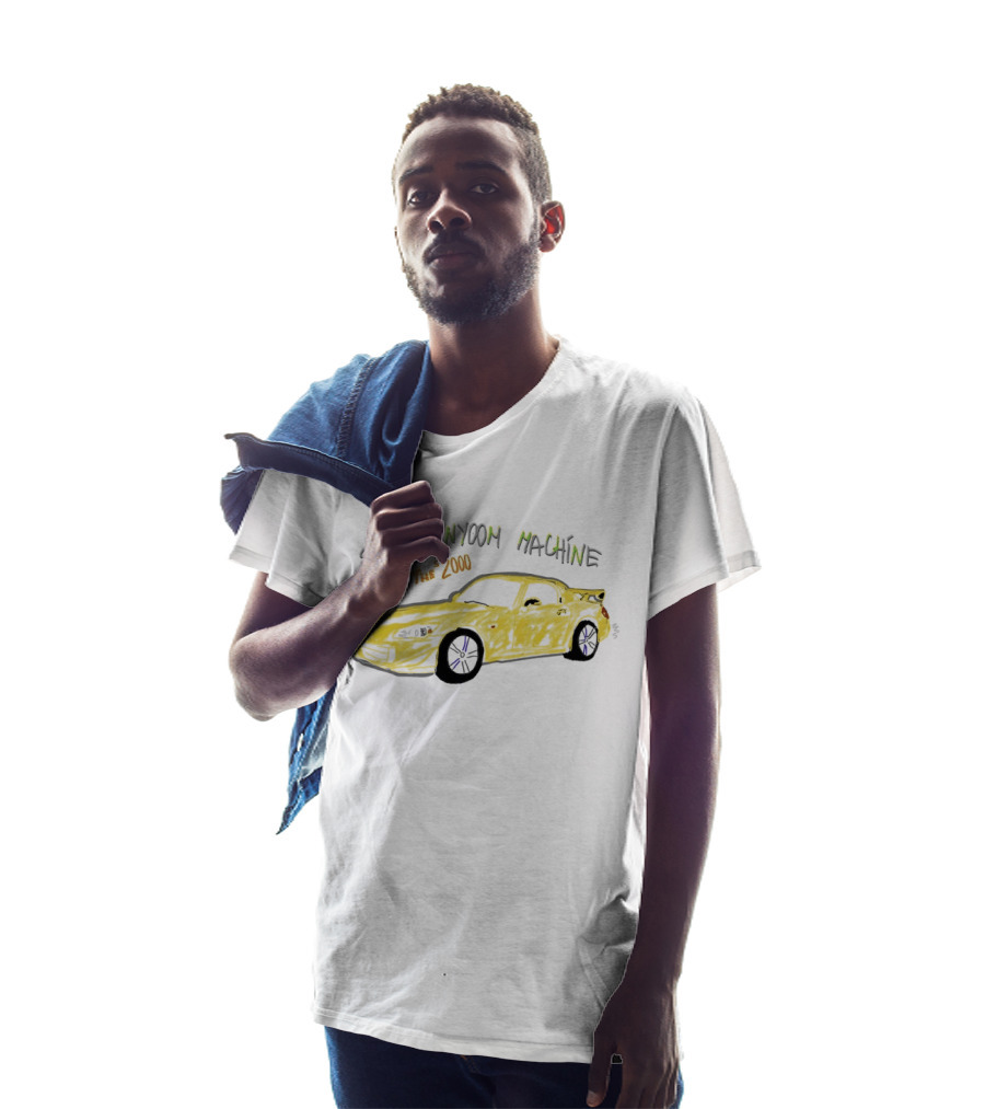 Super Nyoom Machine The S2000 JDM Car Enthusiast Yellow Racer T-Shirt