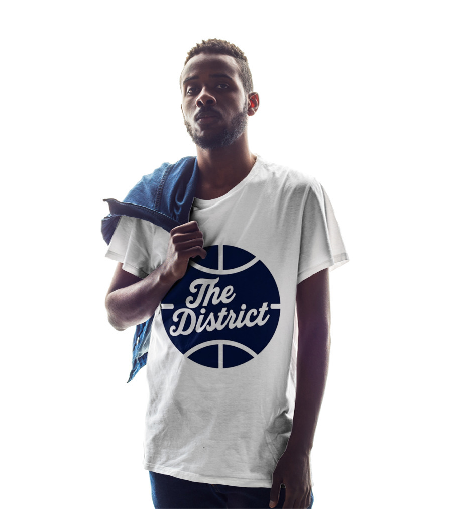 The District Basketball Branding Team Circle T-Shirt