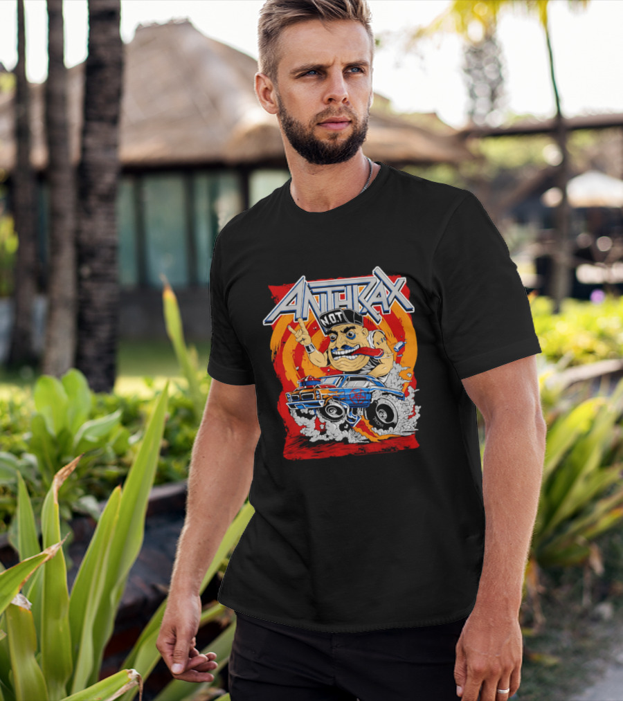 Anthrax N.O.T Muscle Car Ed Roth Style Illustration Monster Metal Rock T-Shirt