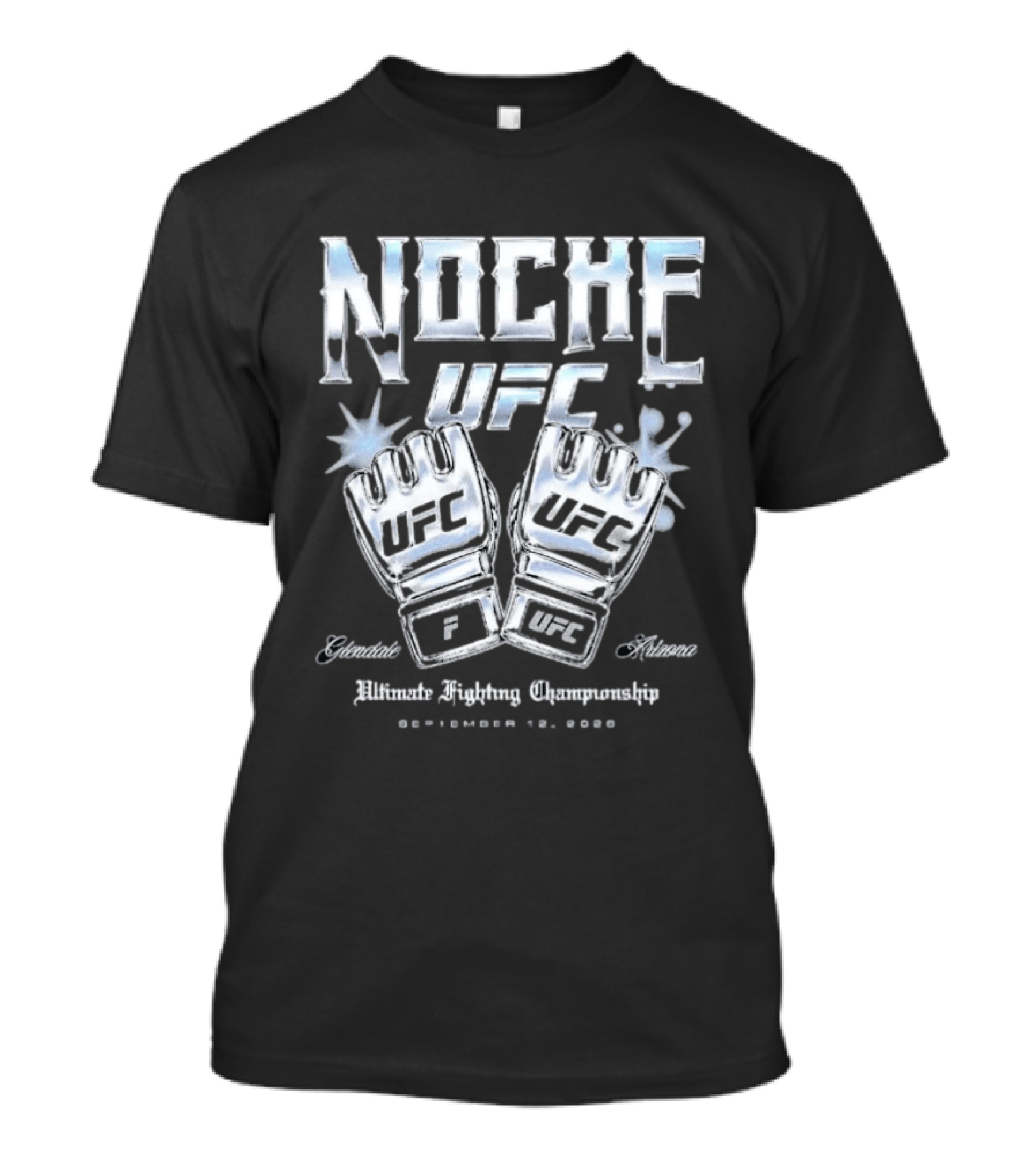 Noche UFC Glendale Arizona Ultimate Fighting Championship September 12 2026 T-Shirt