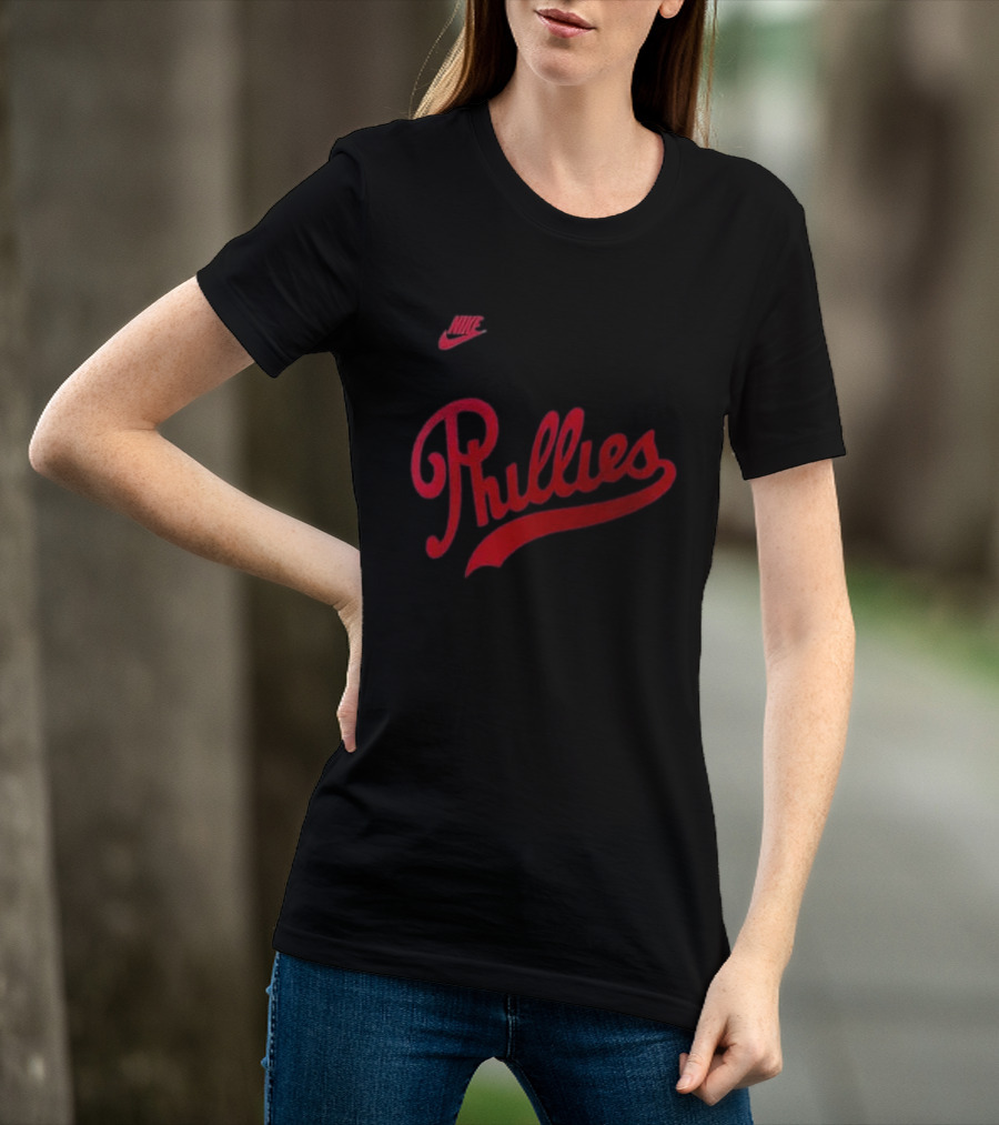 Philadelphia Phillies 2026 Field Of Dreams Phillies Nike Wordmark T-Shirt
