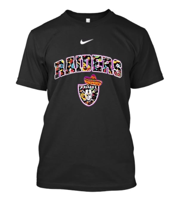 Las Vegas Raiders Hispanic Heritage Sombrero Nike Fiesta T-Shirt