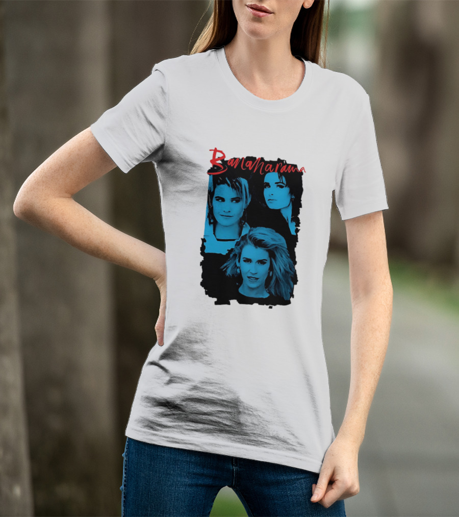 Bananarama True Confessions Album Cover Retro Blue T-Shirt