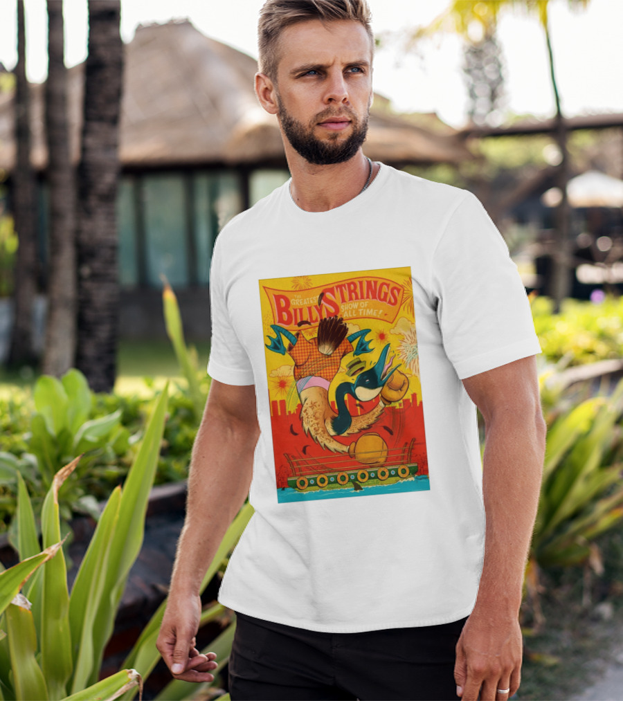 Billy Strings Boston MA July 21 2026 Greatest Show Of All Time Boxing Duck With Gloves T-Shirt
