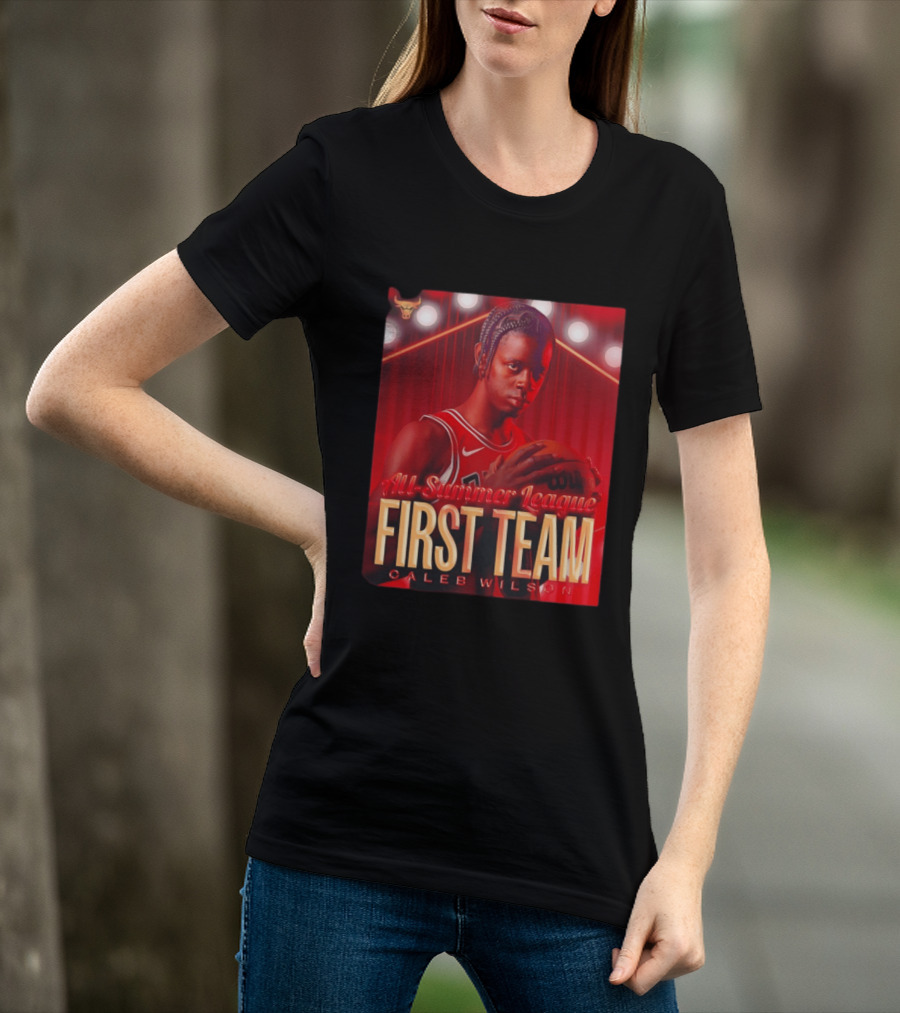 All Summer League First Team Caleb Wilson Basketball 2026 T-Shirt