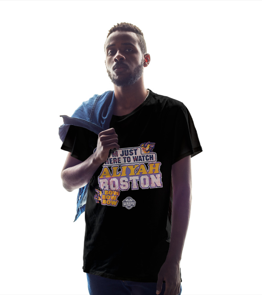 I'm Just Here To Aliyah Boston WNBA Bow Bow Bow 7 T-Shirt