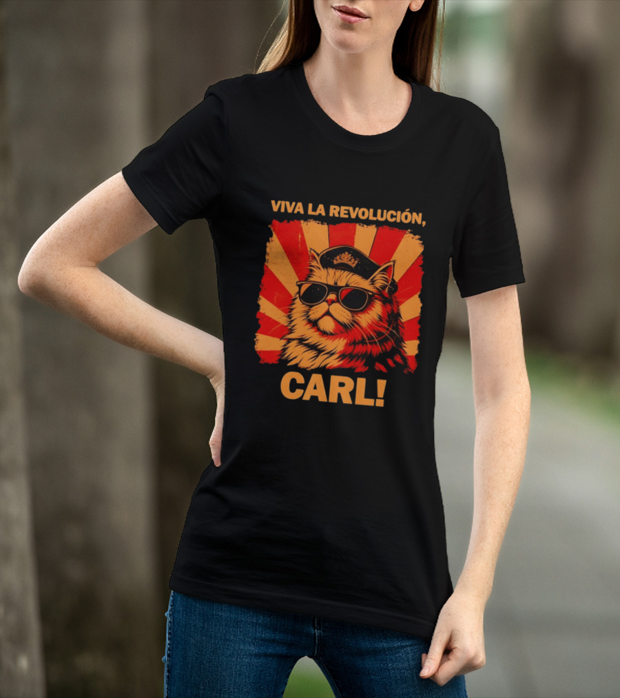 Viva La Revolución Carl Persian Cat King T-Shirt