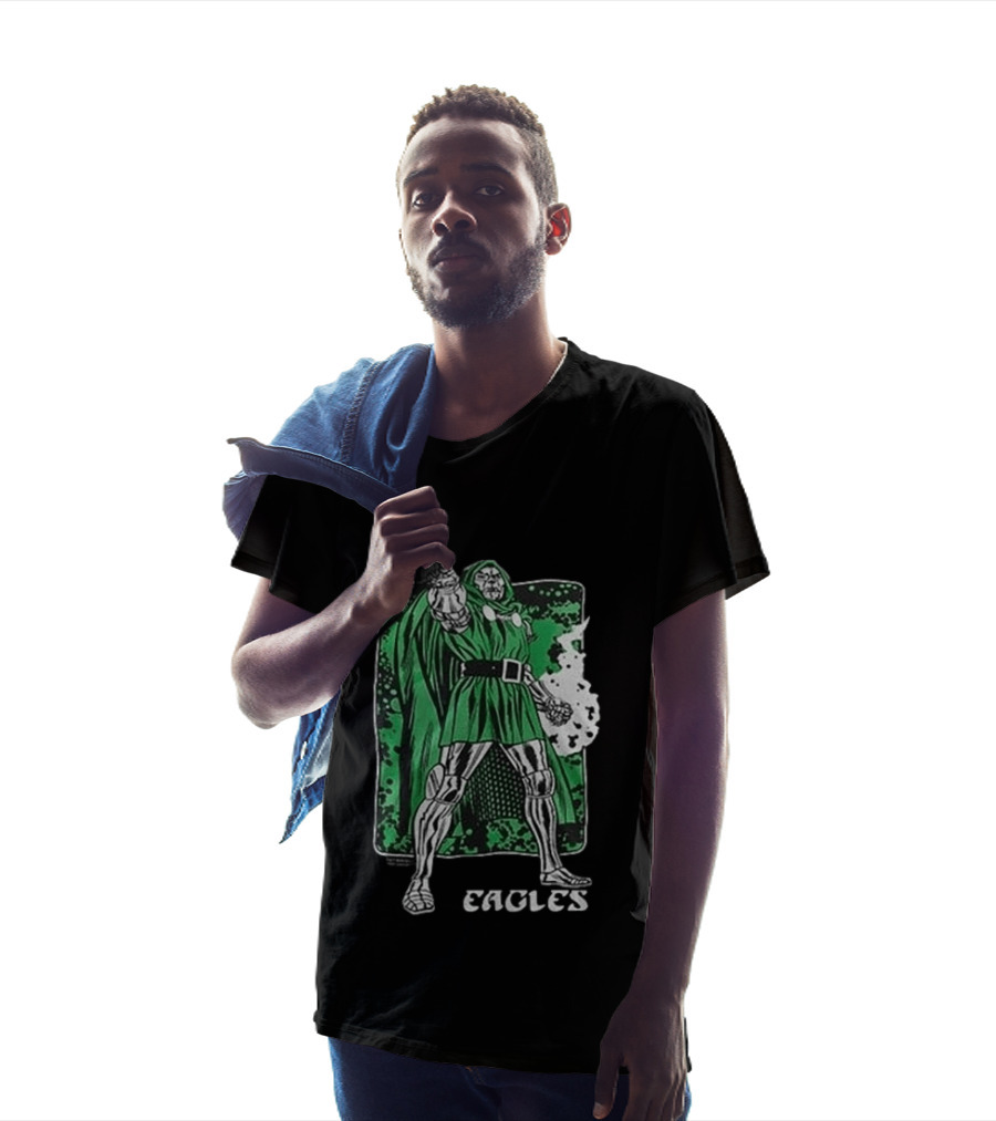 Philadelphia Eagles Marvel Doctor Doom Power Collaboration 2026 T-Shirt