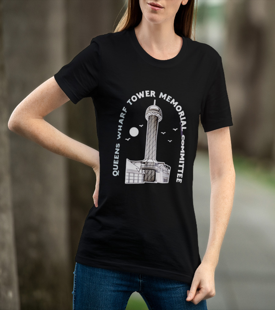 Queens Wharf Tower Memorial Committee Landmark Architecture T-Shirt