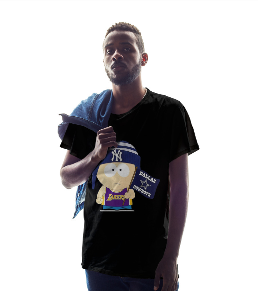 Stan Marsh Lakers Dallas Cowboys Flag Yankees Hat T-Shirt