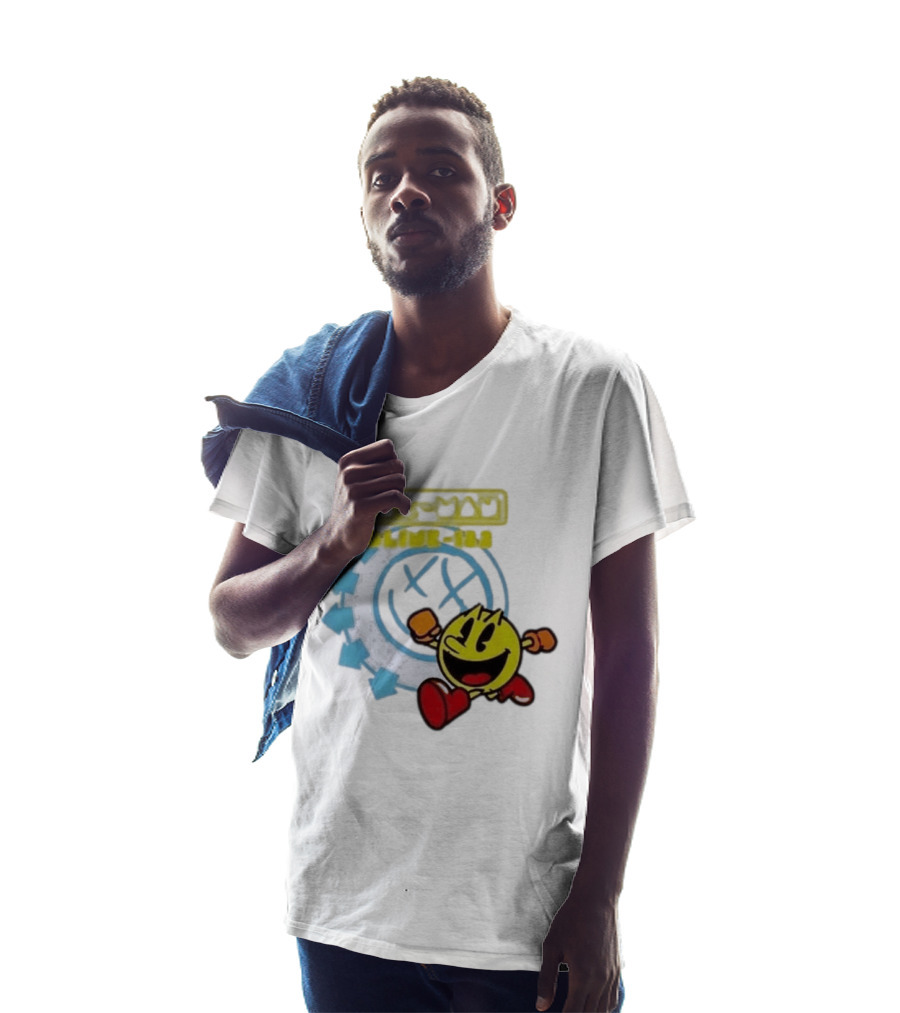 Pac Man Blink 182 Band Crossover Collaborative T-Shirt