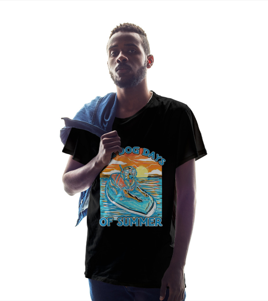 The Dog Days Of Summer Golden Retriever Snorkeling Adventure T-Shirt