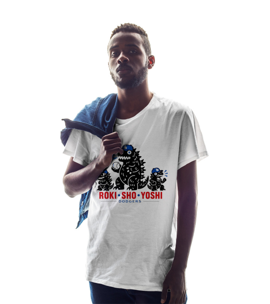 Roki Sho Yoshi Dodgers LA Cap Monsters T-Shirt